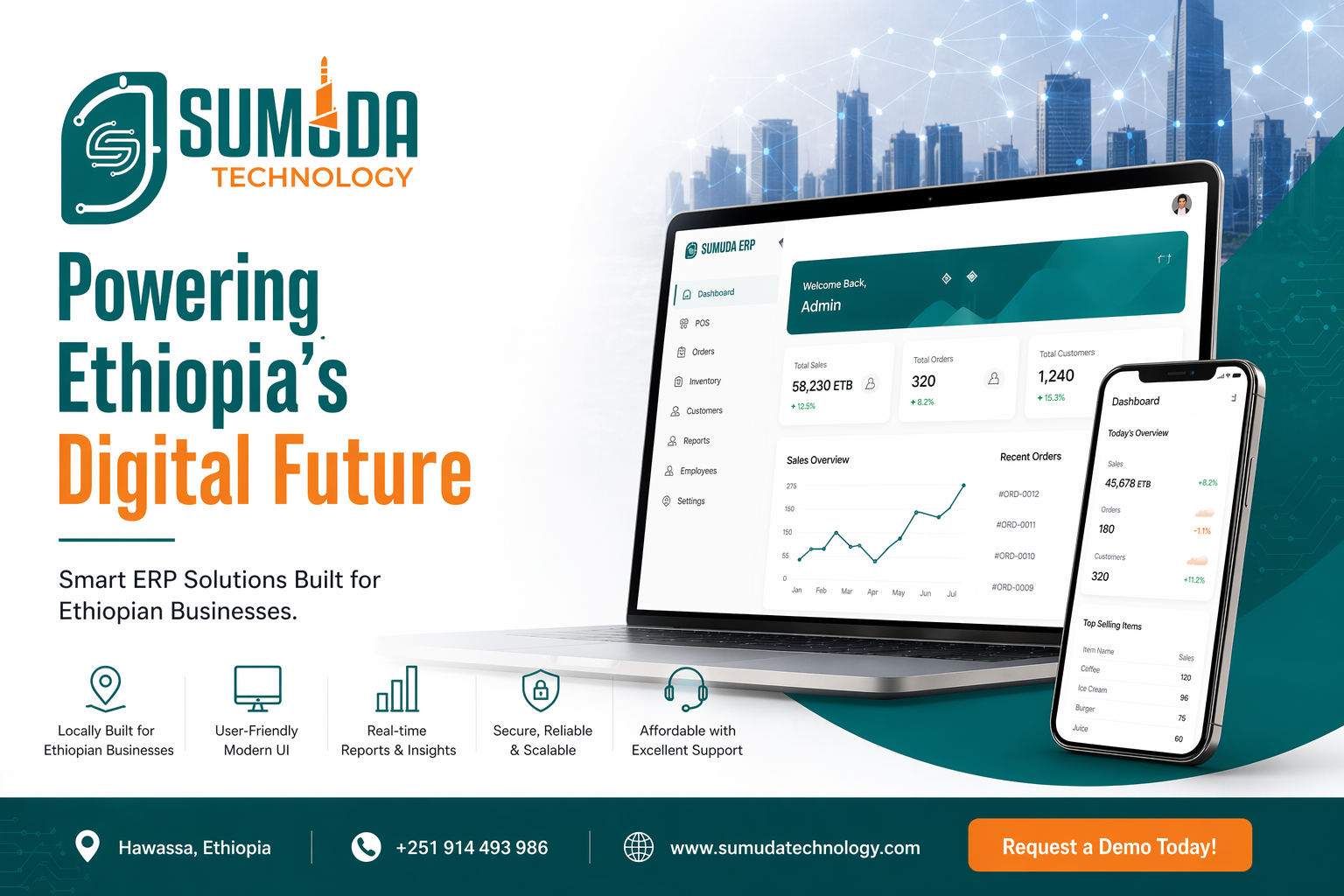 Powering Ethiopia’s Digital Future with Smart ERP Solutions | Sumuda Technology